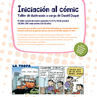 Taller 'Iniciación al cómic' con Daniel Duque