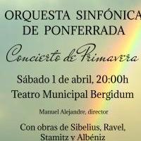 Concierto de Primavera 2023. Orquesta Sinfónica de Ponferrada