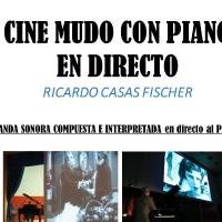 'Cine mudo con piano en directo con banda sonora propia'. (CINE MUDO CON PIANO)