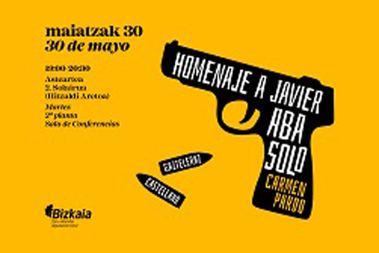 Ciclo de conferencias "Primavera negra": "Homenaje a Javier Abasolo"