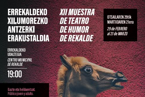Muestra de Teatro de Humor de Rekalde 2023: "CHARLAS DE AZUCARILLO"