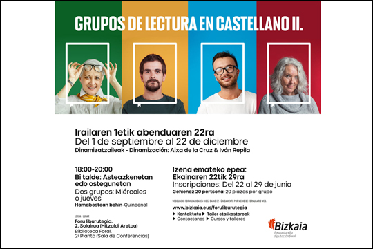 Biblioteca Foral de Bizkaia: Grupos de lectura en castellano (II)