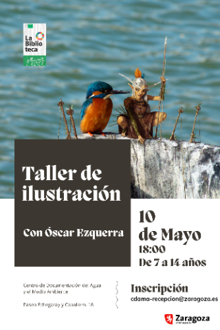 Seres mágicos de los sotos del Ebro. Taller de ilustración con Óscar Ezquerra