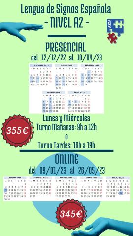 Lengua de Signos Española - Nivel A2 Presencial