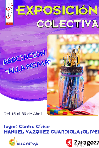 Exposición Colectiva de Pintura. Asociación Alla Prima.